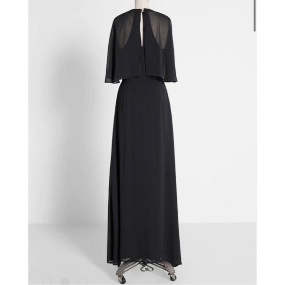 ModCloth Navy Maxi Wrap Dress - Picture 2 of 7